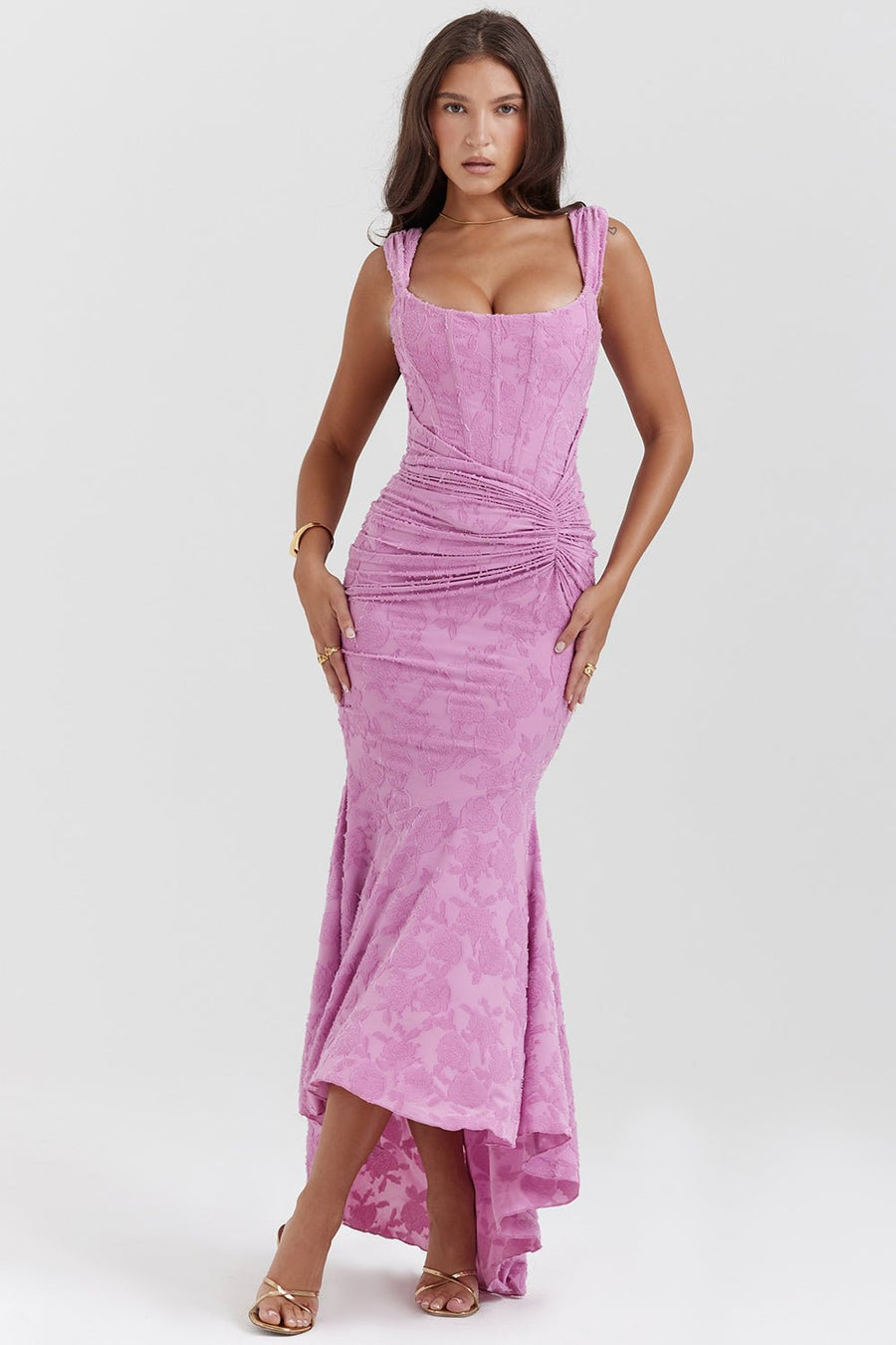 Celeste Draped Corset Gown