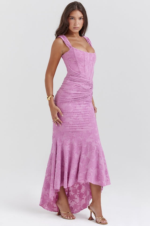 Celeste Draped Corset Gown