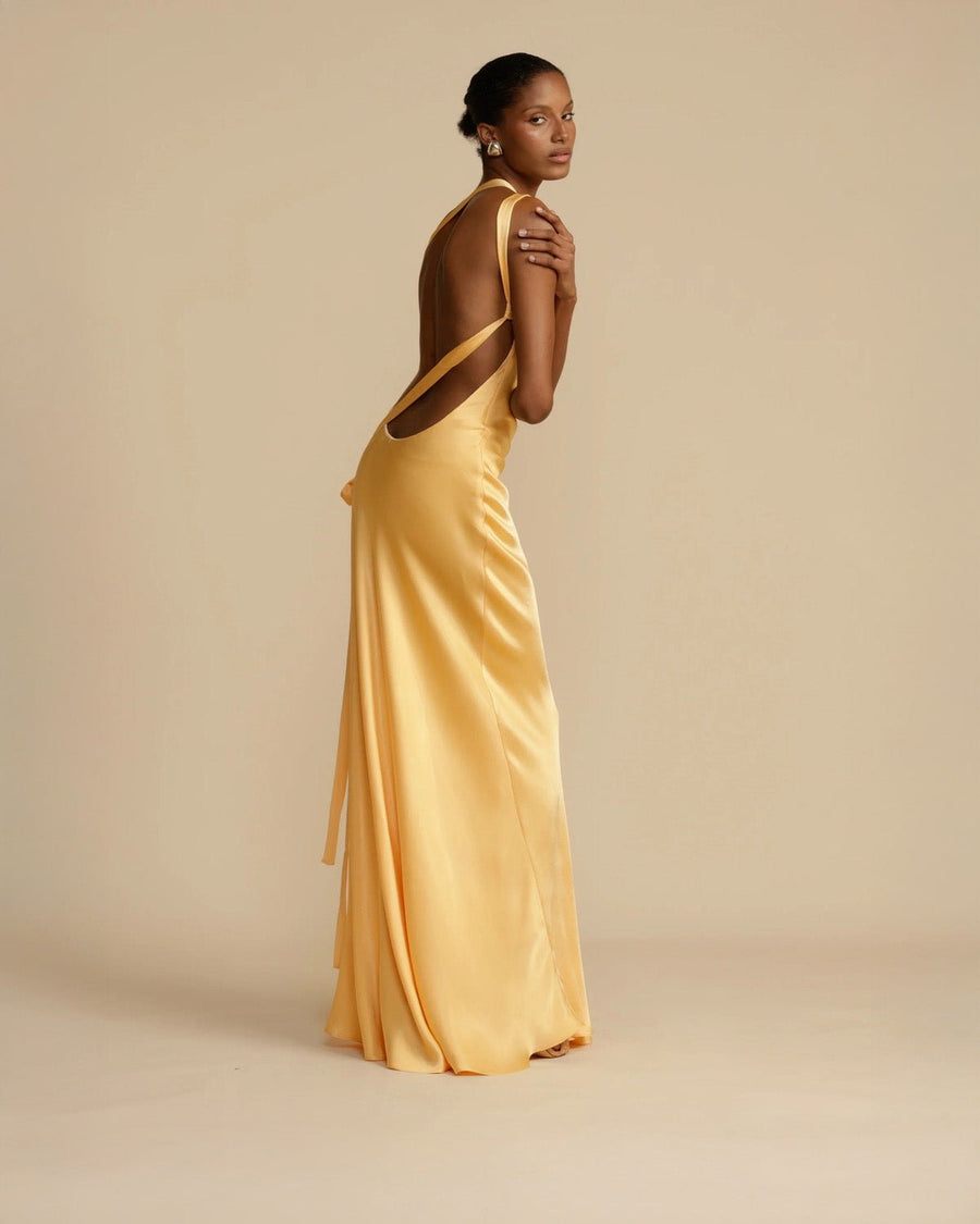 Celeste One-Shoulder Maxi Dress