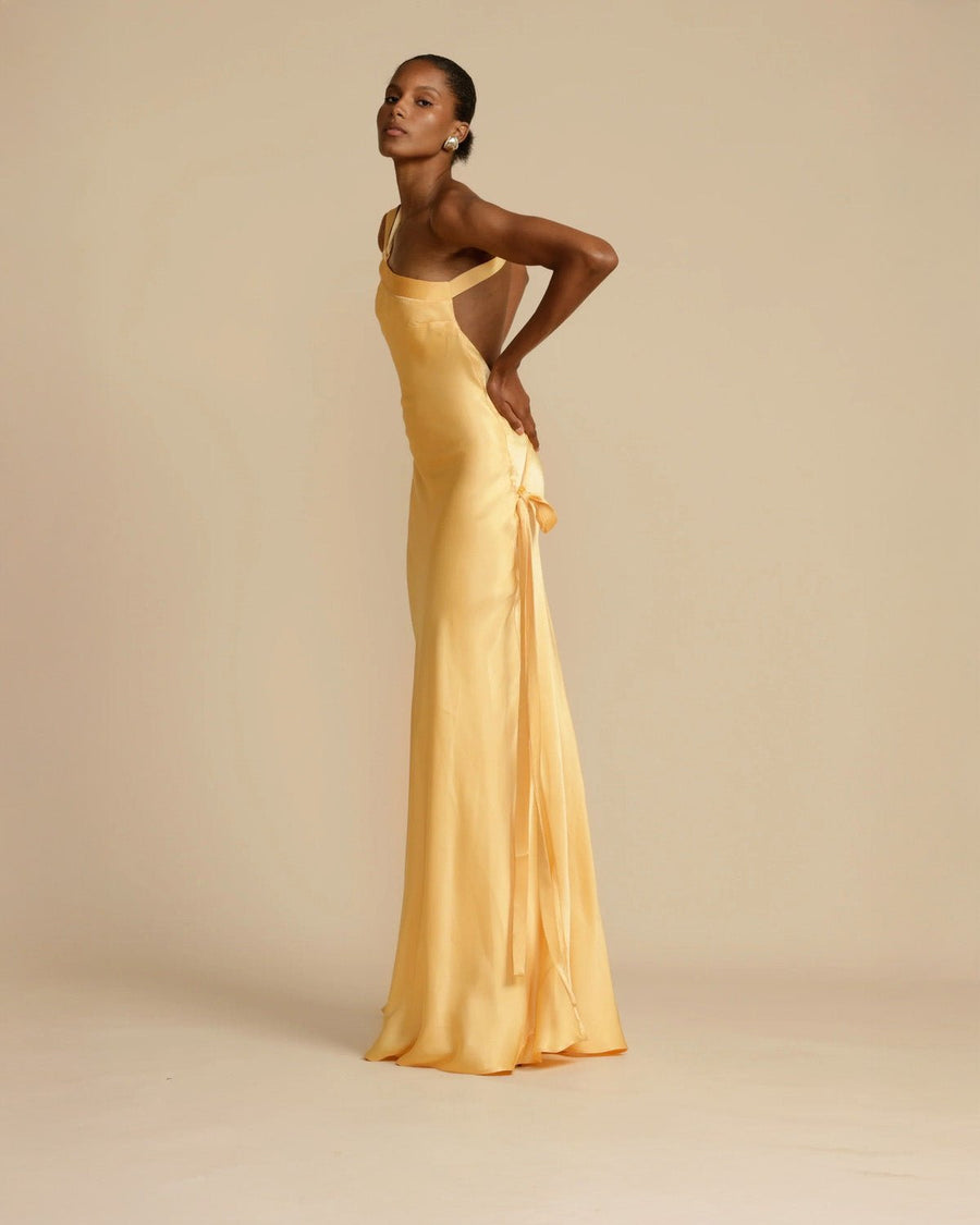 Celeste One-Shoulder Maxi Dress