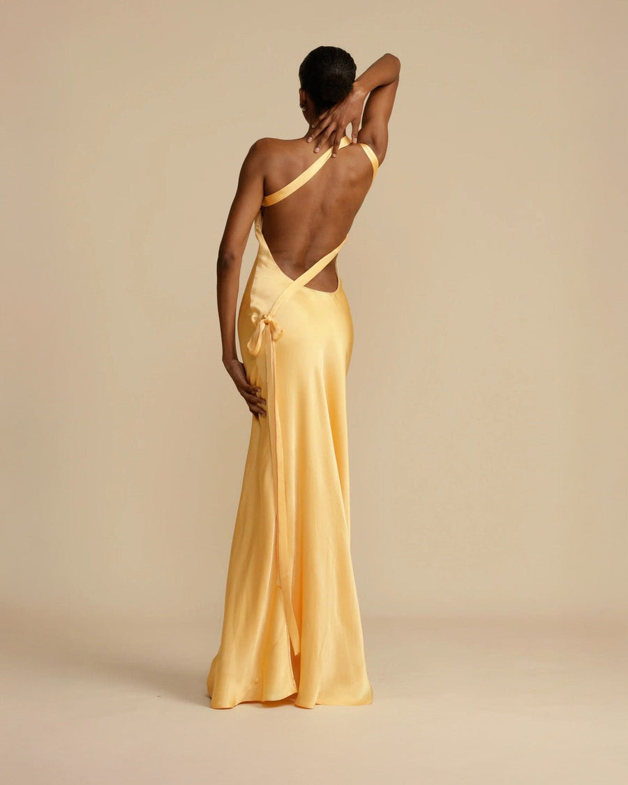 Celeste One-Shoulder Maxi Dress