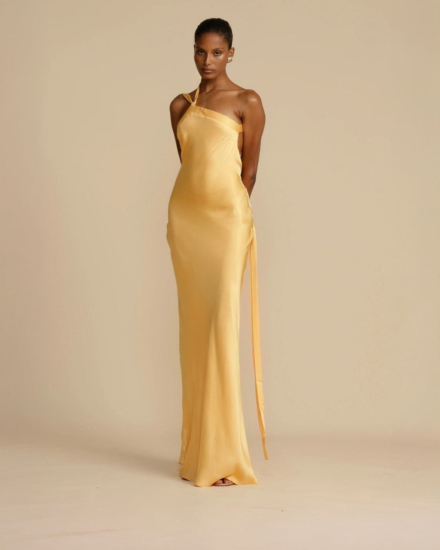 Celeste One-Shoulder Maxi Dress