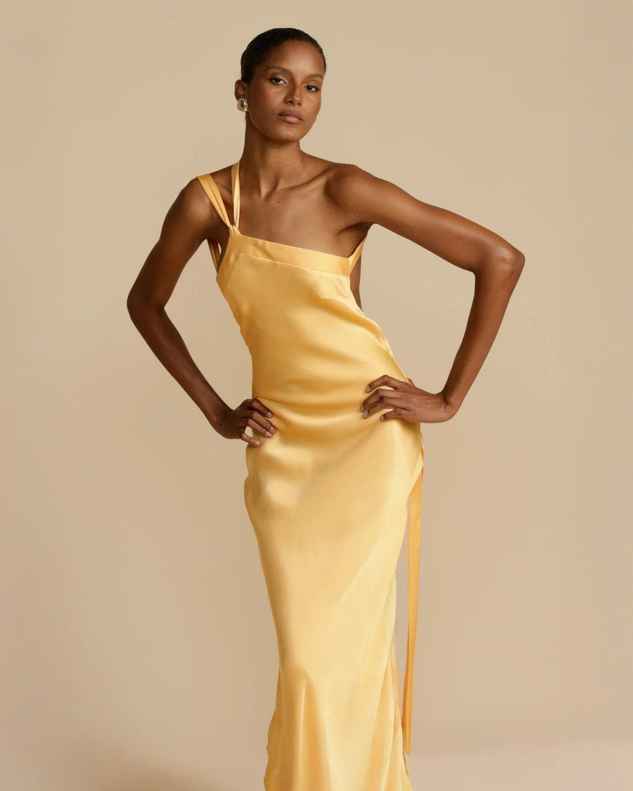Celeste One-Shoulder Maxi Dress