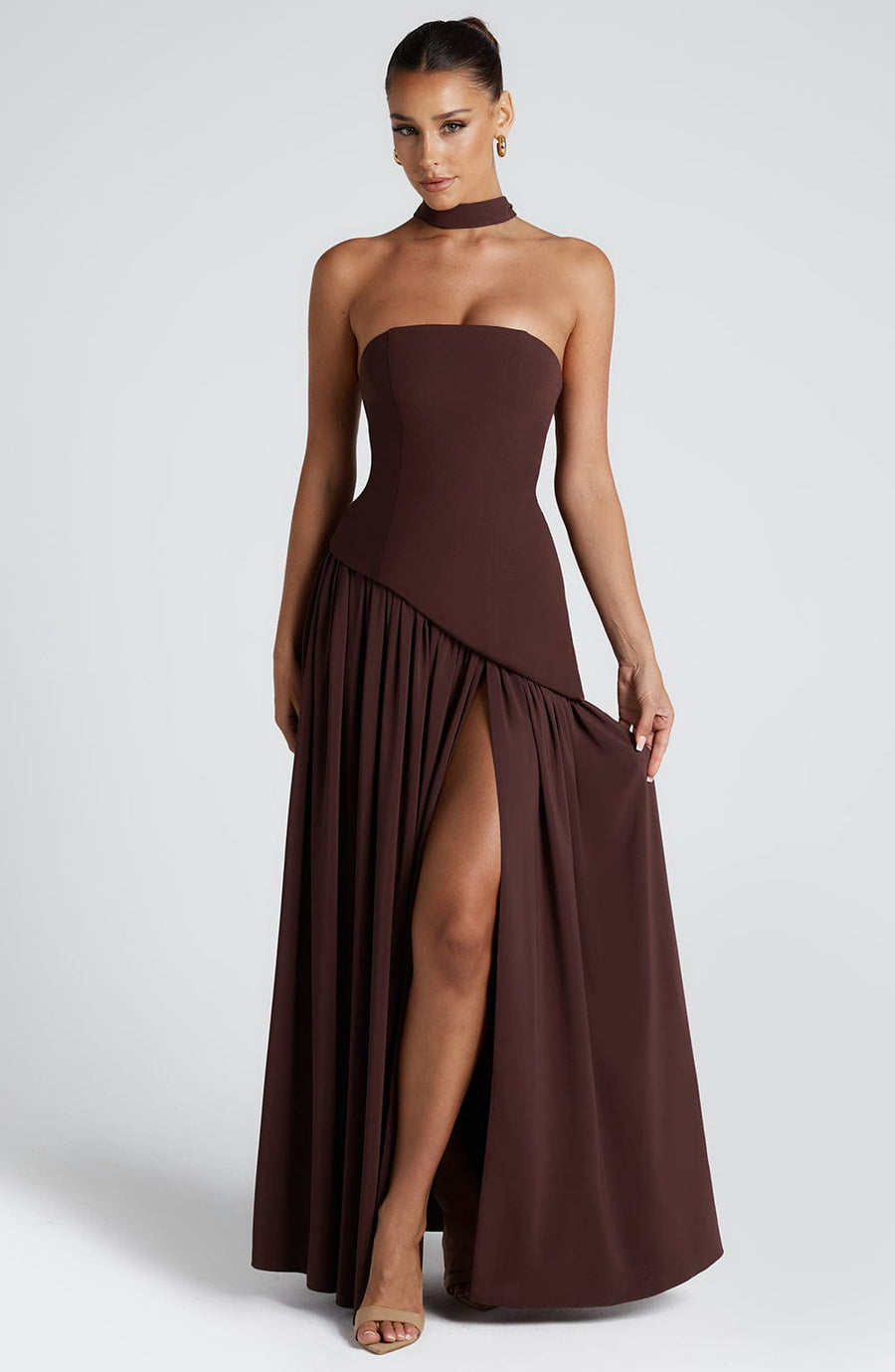 Kalinda - Crimson Allure Dress