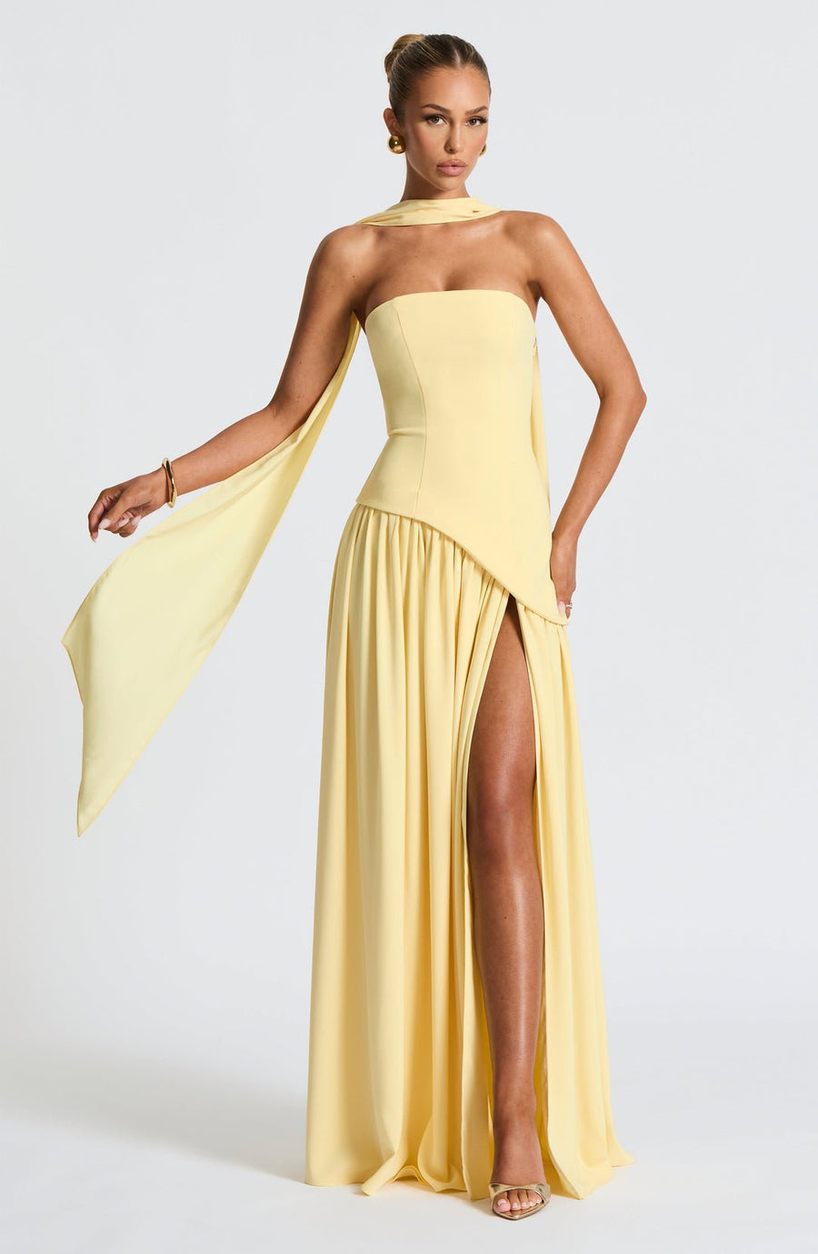 Kalinda - Crimson Allure Dress