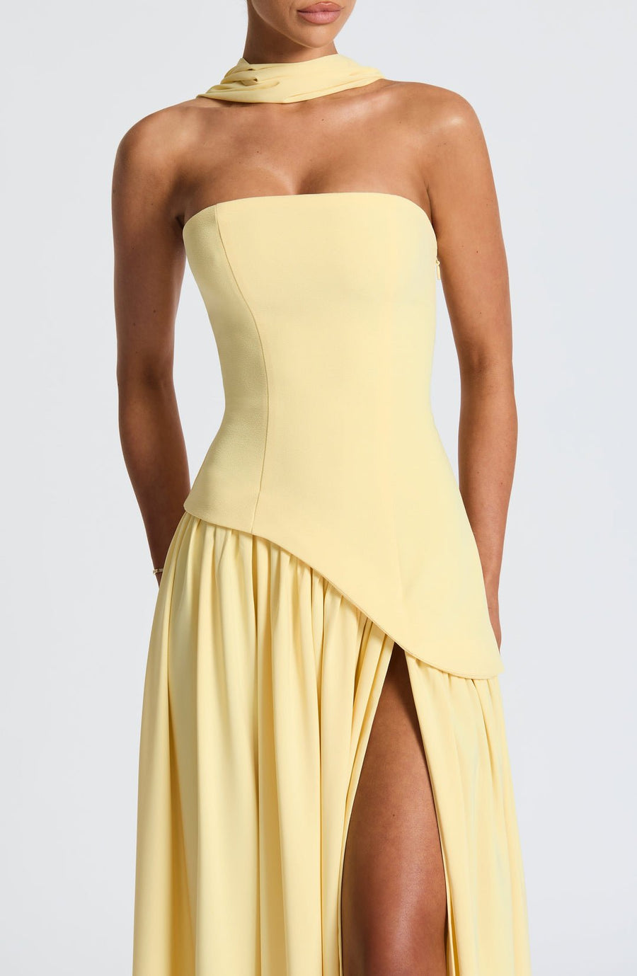 Kalinda - Crimson Allure Dress